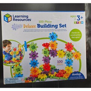 Learning Resources Gears! Deluxe 100-Piece STEM Building Set Ages 3+
